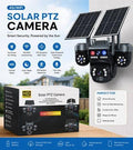 Dual solar ptz 4g camera