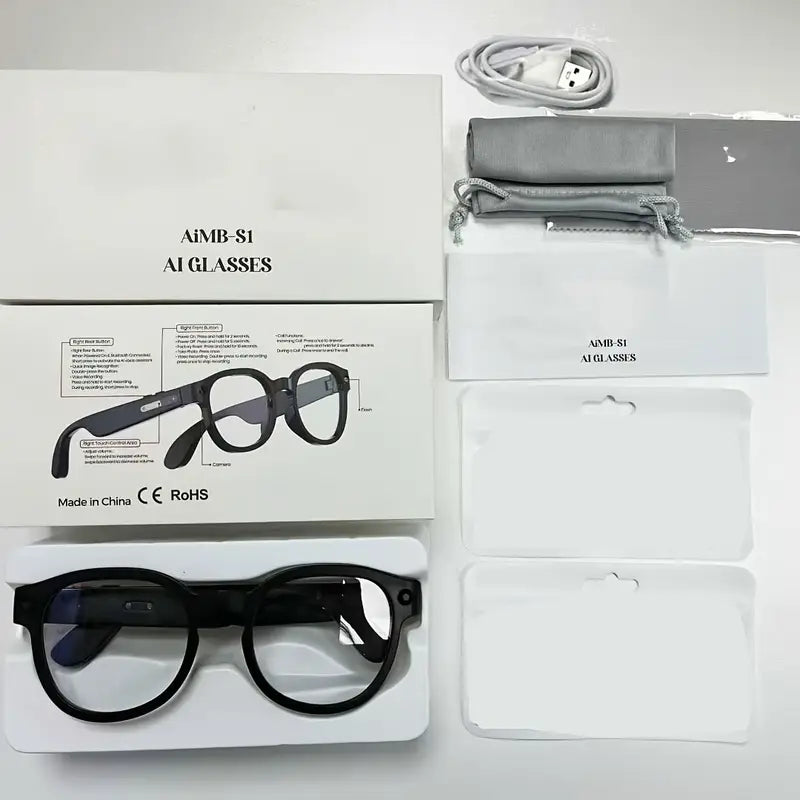 Q8 AI Smart Glasses – Capture, Translate & Stay Connected